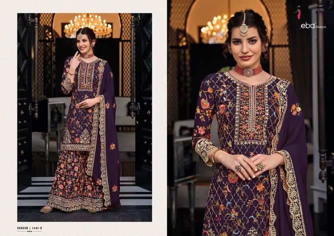 Eba Shagun Color Edition 6 Sharara Wedding Salwar Suits Catalog
